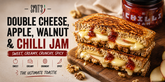Double Cheese, Apple, Walnut & Chilli Jam Toastie