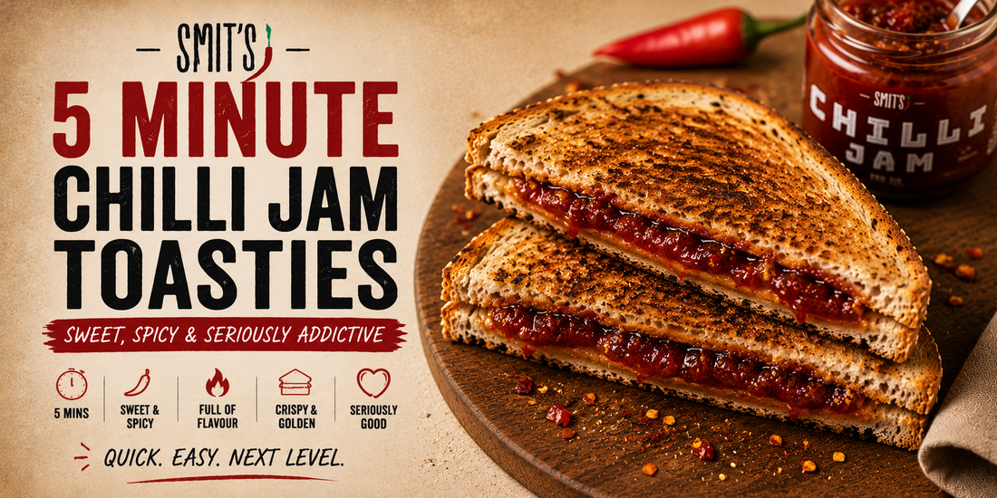 5 Minute Chilli Jam Toasties